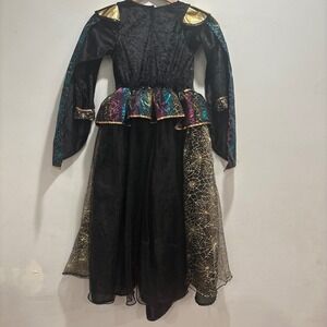 Girls Witch Wizard Sorcerer Costume
Dark‎ Princess Spider Webs Sz 7-8 Halloween